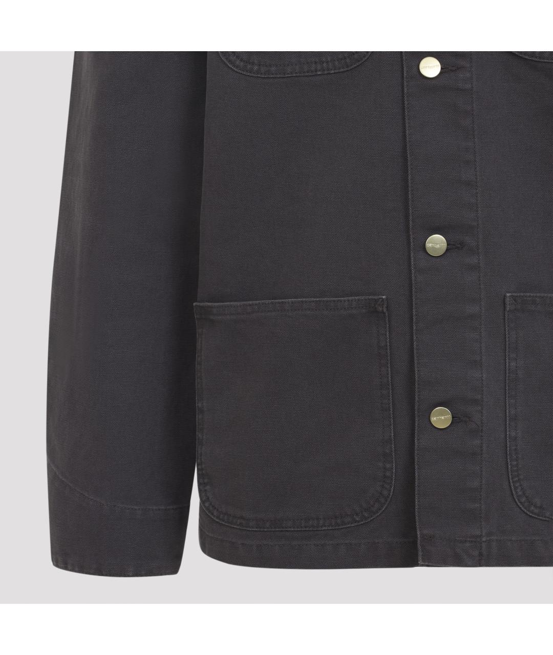 CARHARTT WIP Коричневая хлопковая куртка, фото 4