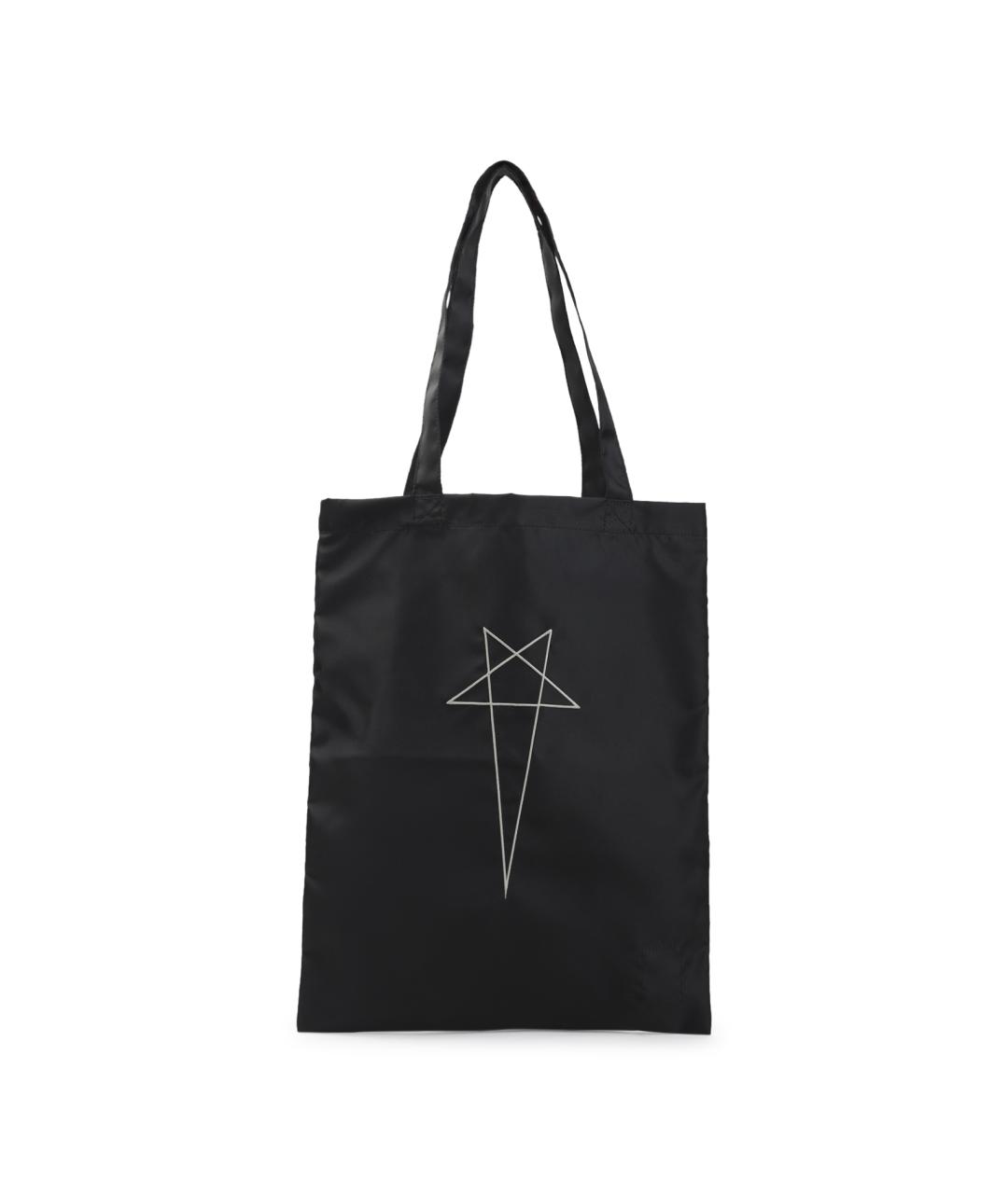 RICK OWENS DRKSHDW Черная синтетическая сумка тоут, фото 1