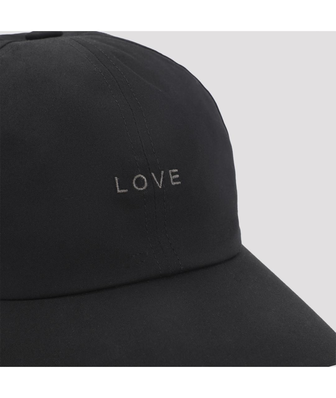 RICK OWENS Черная хлопковая кепка, фото 3