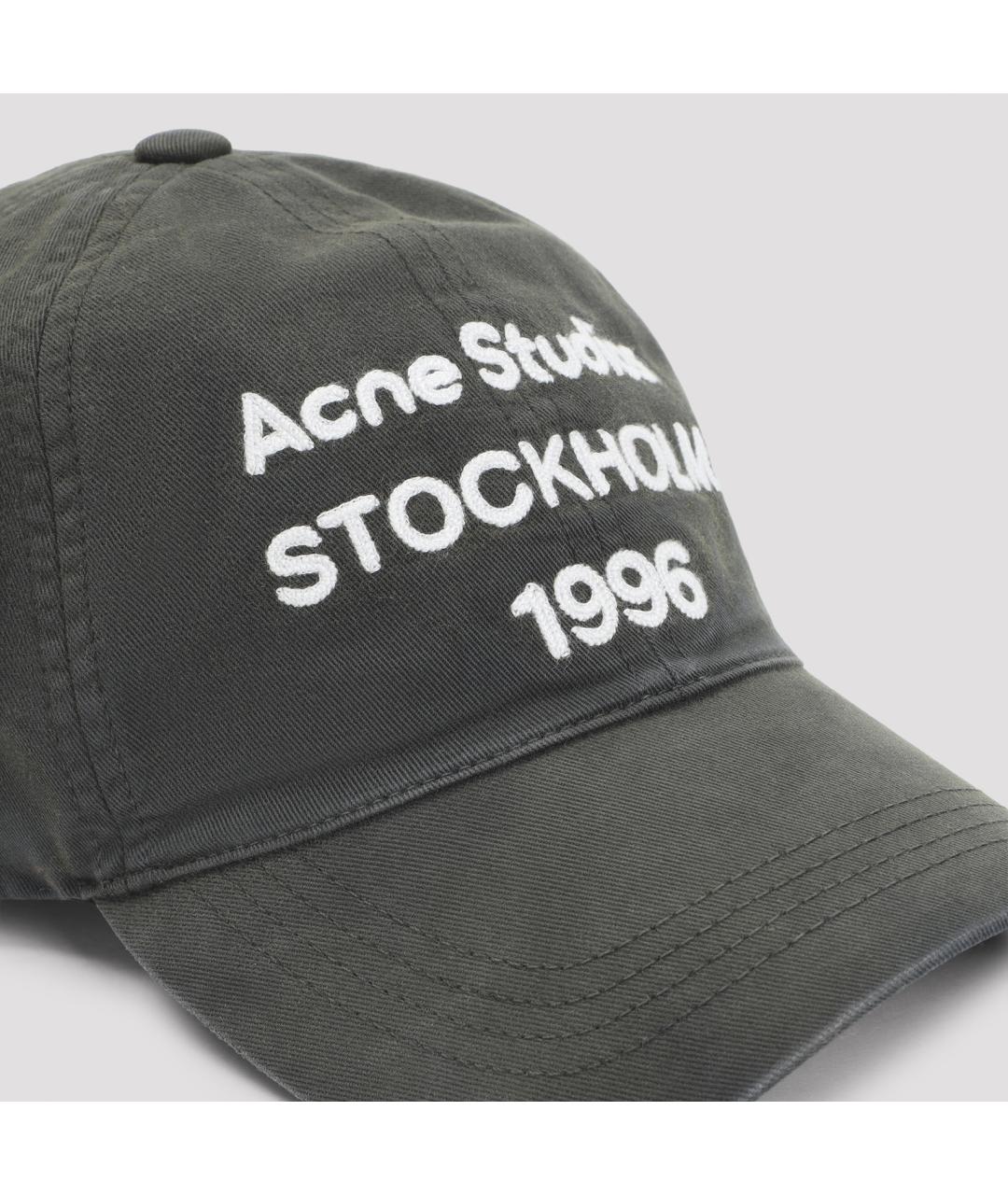 ACNE STUDIOS Черная хлопковая кепка, фото 4