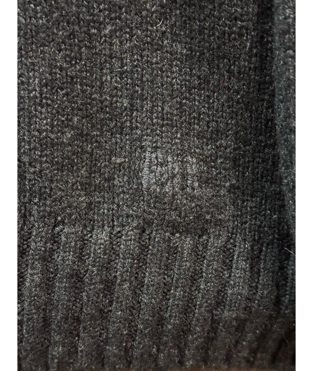 RALPH LAUREN PURPLE LABEL Антрацитовый кашемировый джемпер / свитер, фото 4