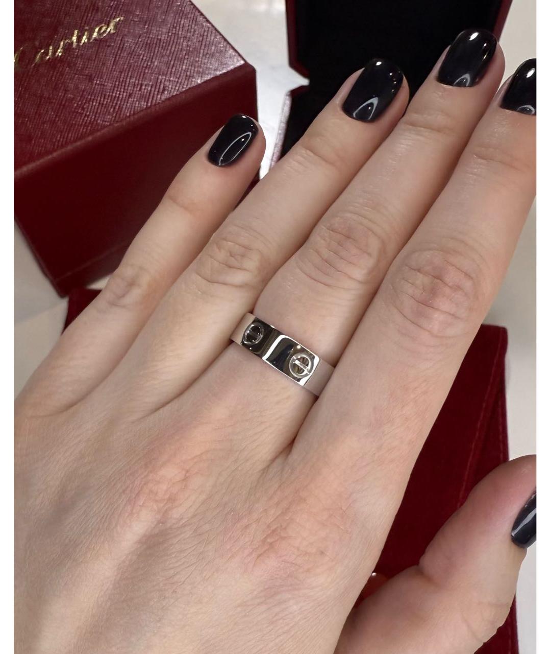 CARTIER Белое кольцо из белого золота, фото 7