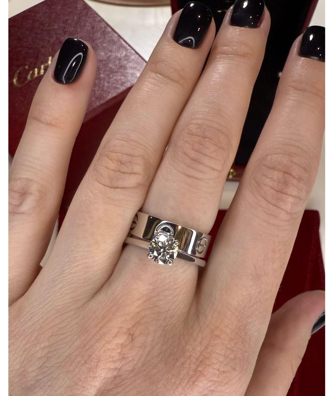 CARTIER Белое кольцо из белого золота, фото 8