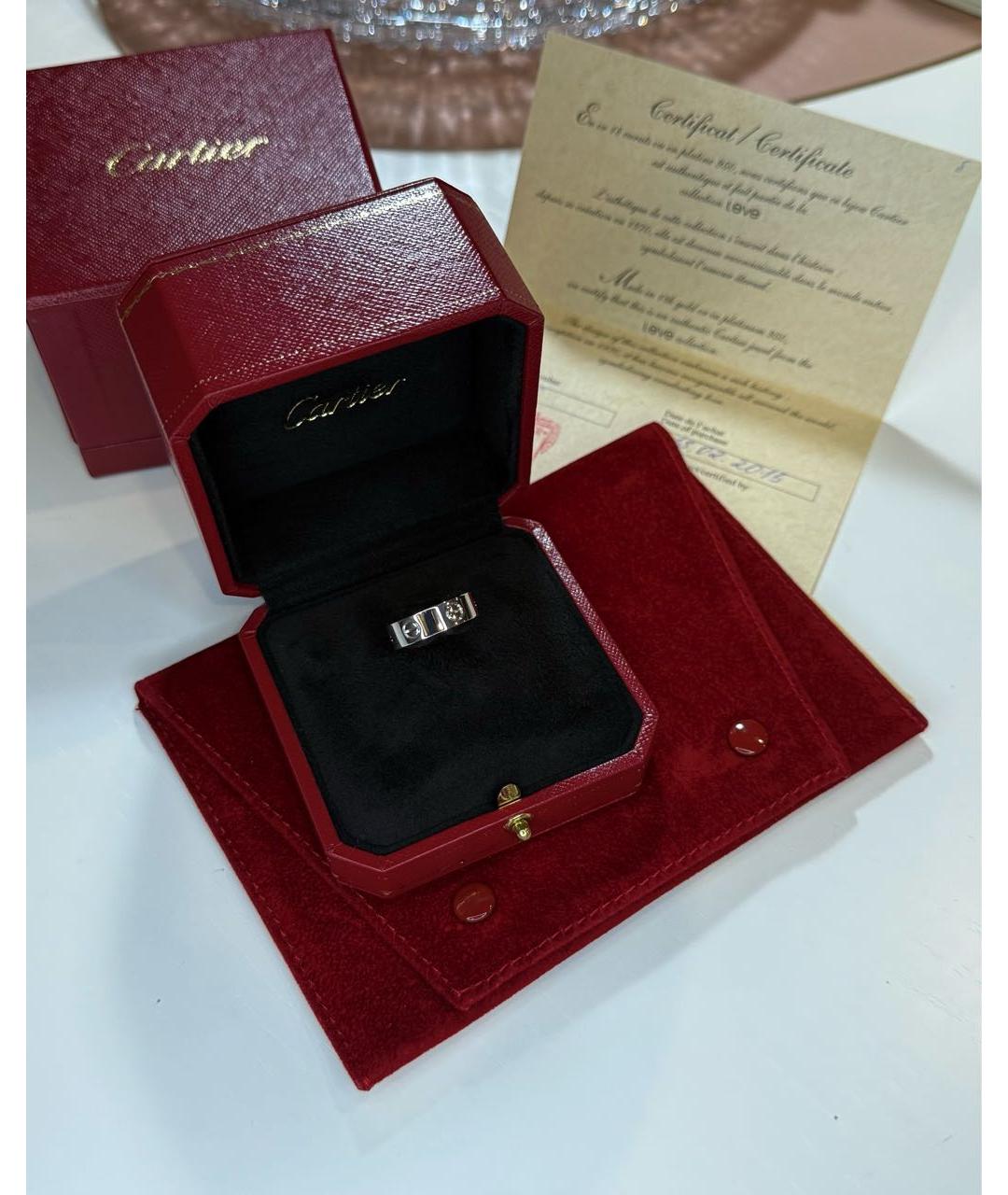 CARTIER Белое кольцо из белого золота, фото 2