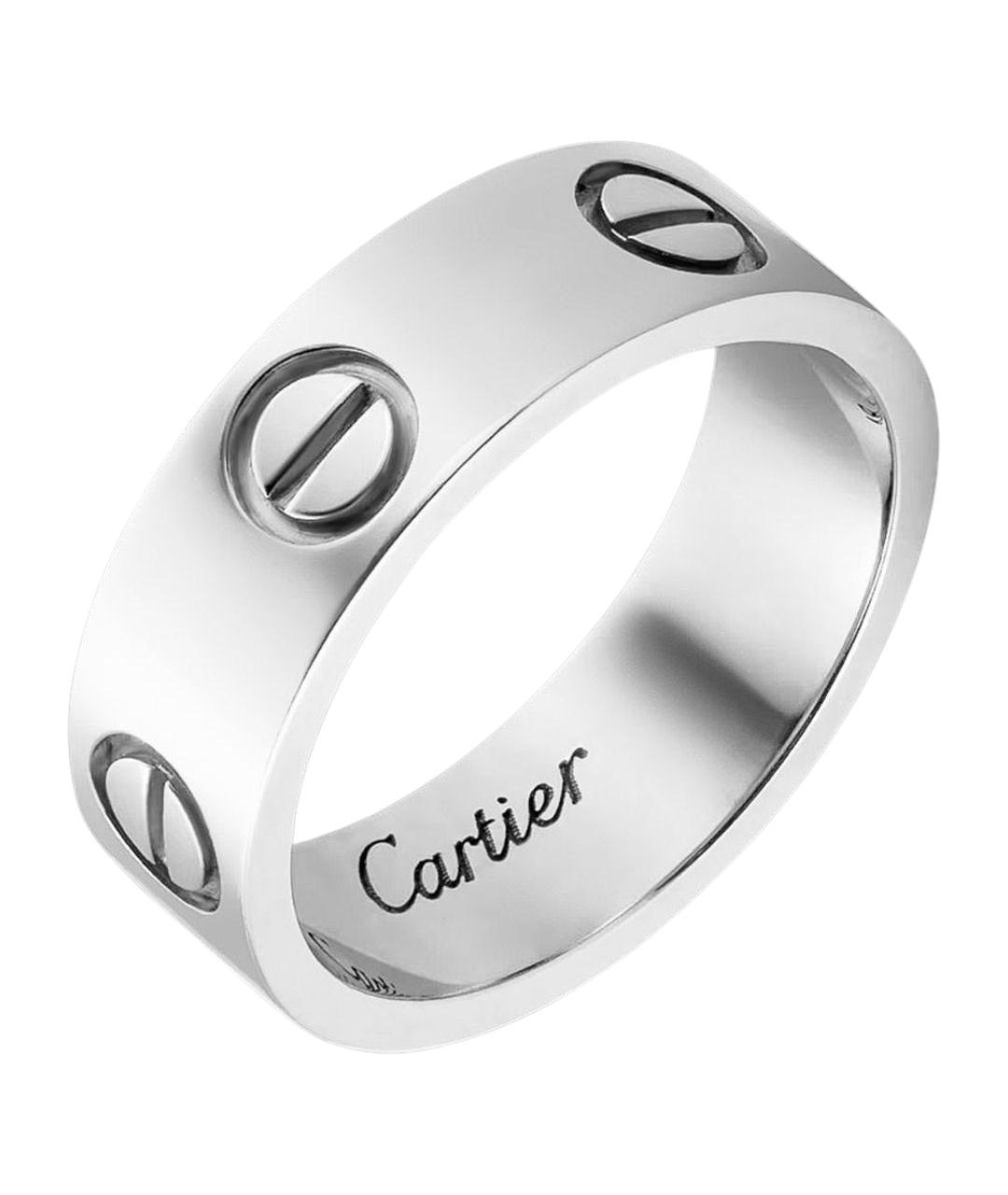 CARTIER Белое кольцо из белого золота, фото 1