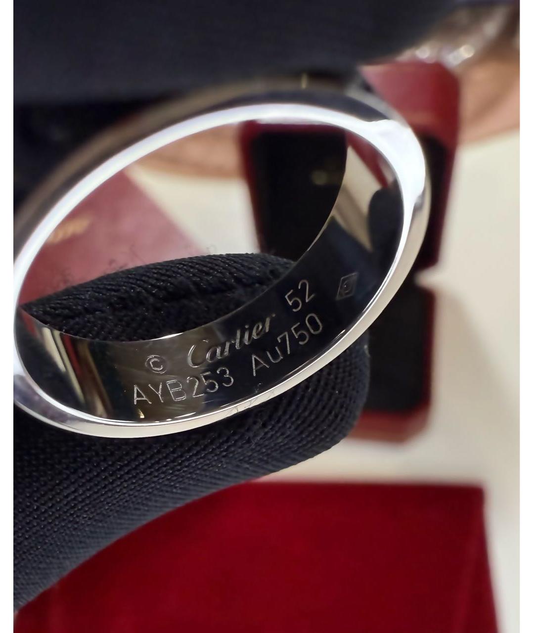 CARTIER Белое кольцо из белого золота, фото 4