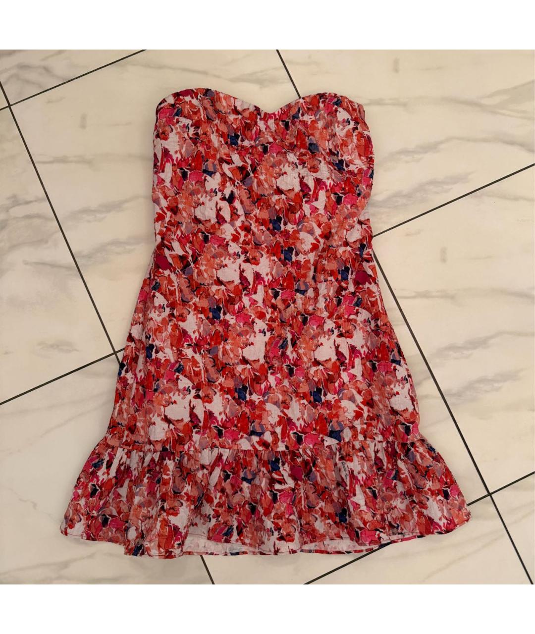 PATRIZIA PEPE Красное полиэстеровое повседневное платье, фото 2