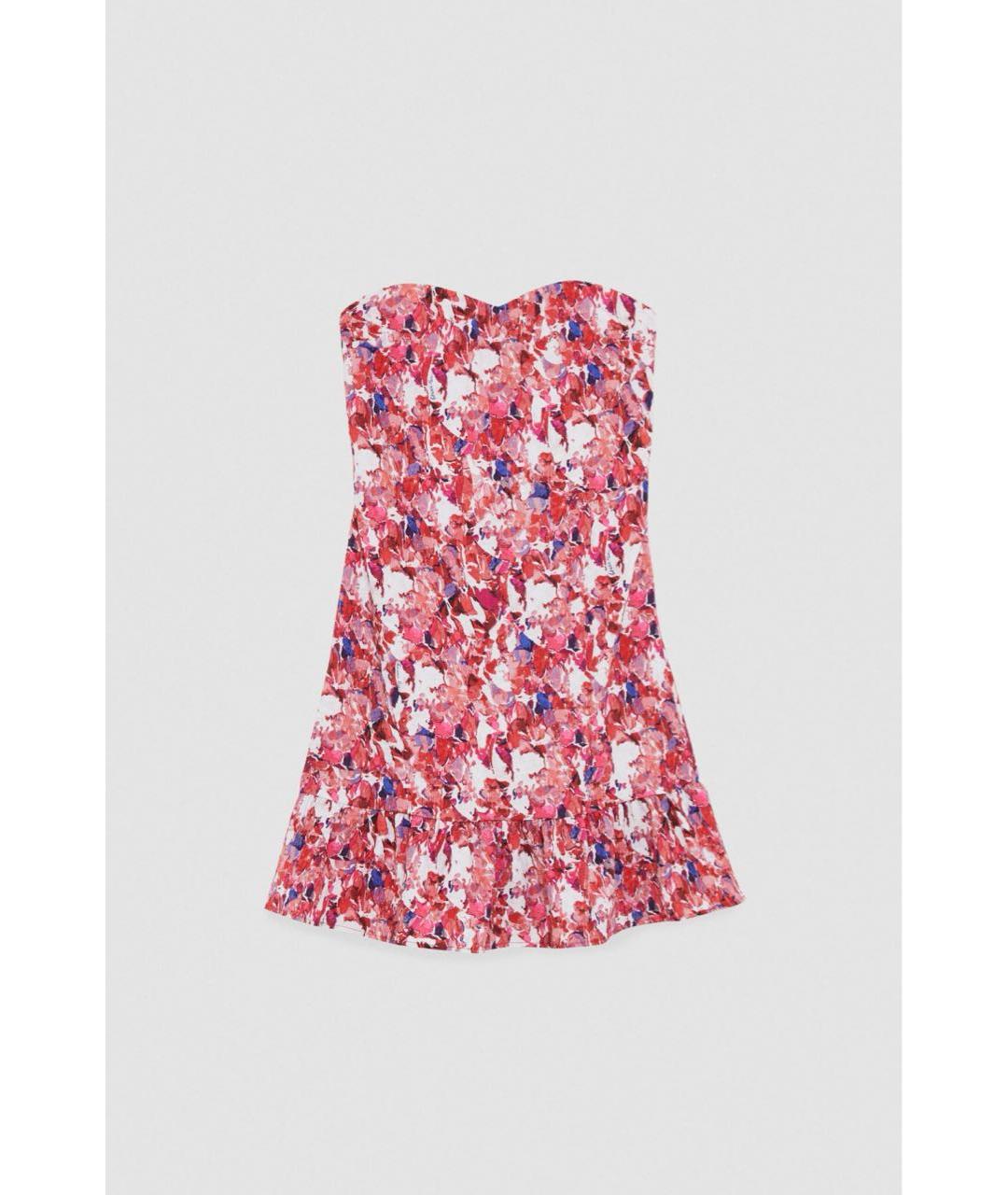 PATRIZIA PEPE Красное полиэстеровое повседневное платье, фото 9