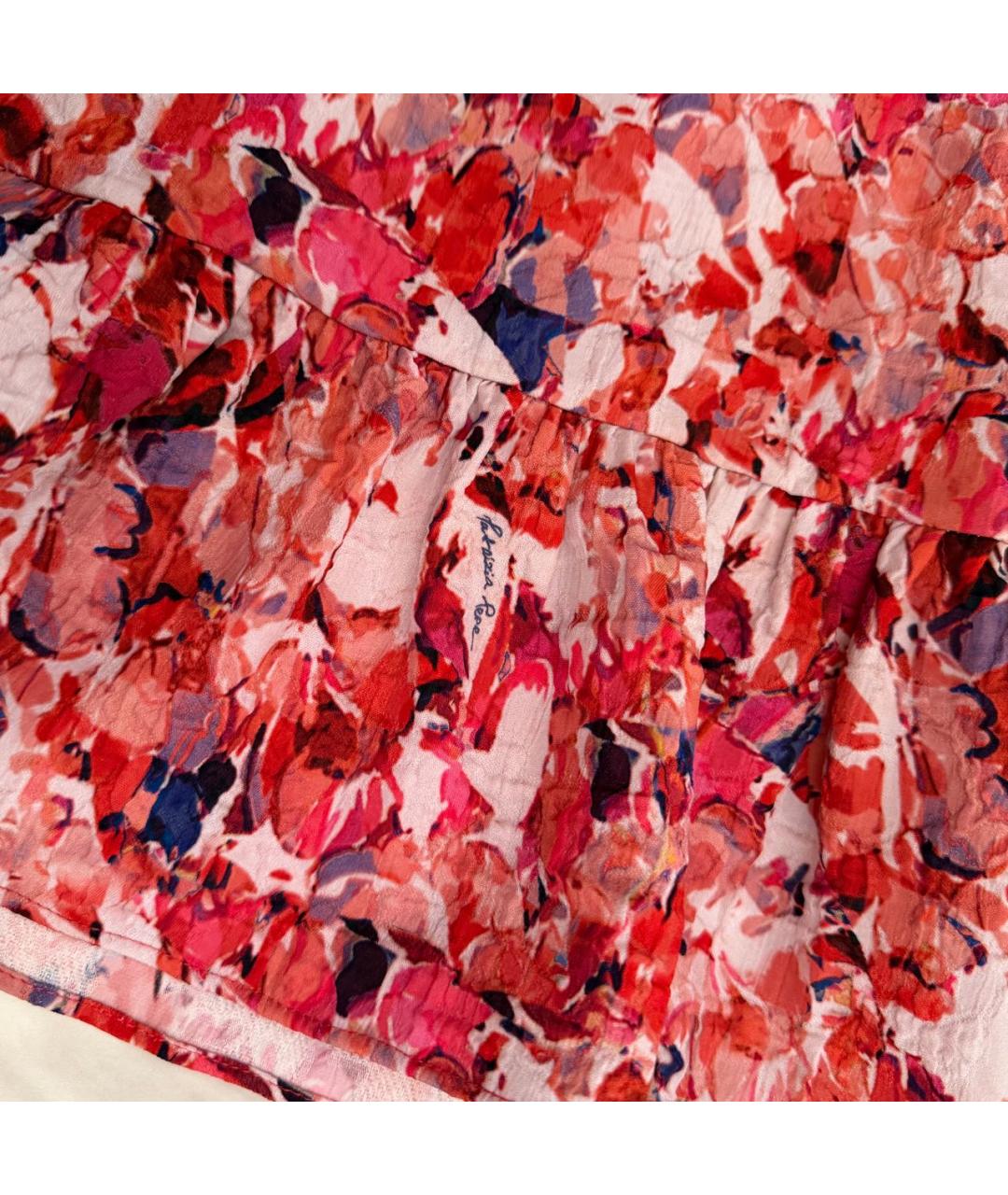 PATRIZIA PEPE Красное полиэстеровое повседневное платье, фото 6