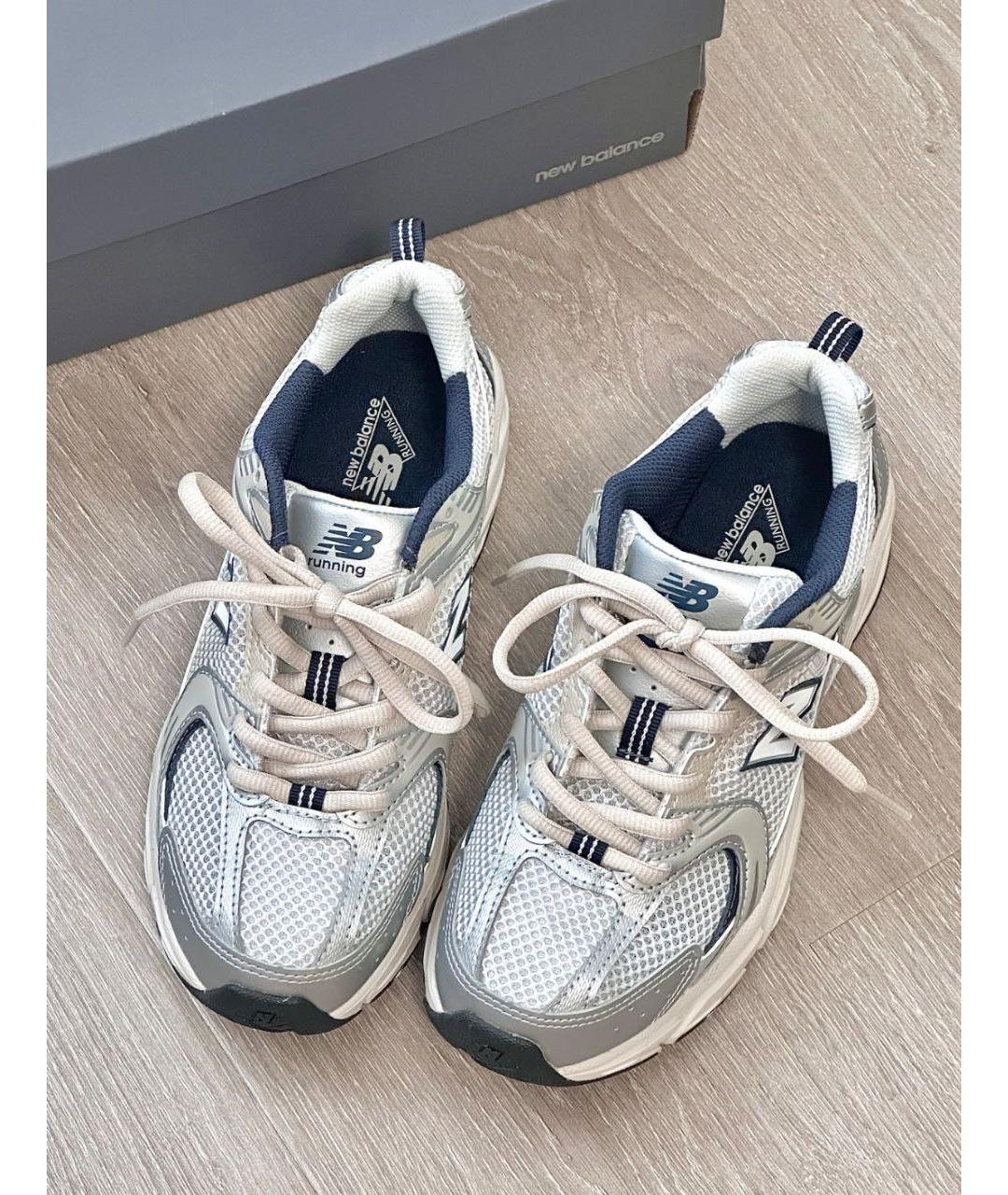 NEW BALANCE Серые кроссовки, фото 3