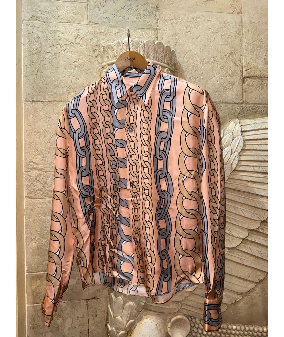 MARNI Коралловая шелковая рубашка, фото 5