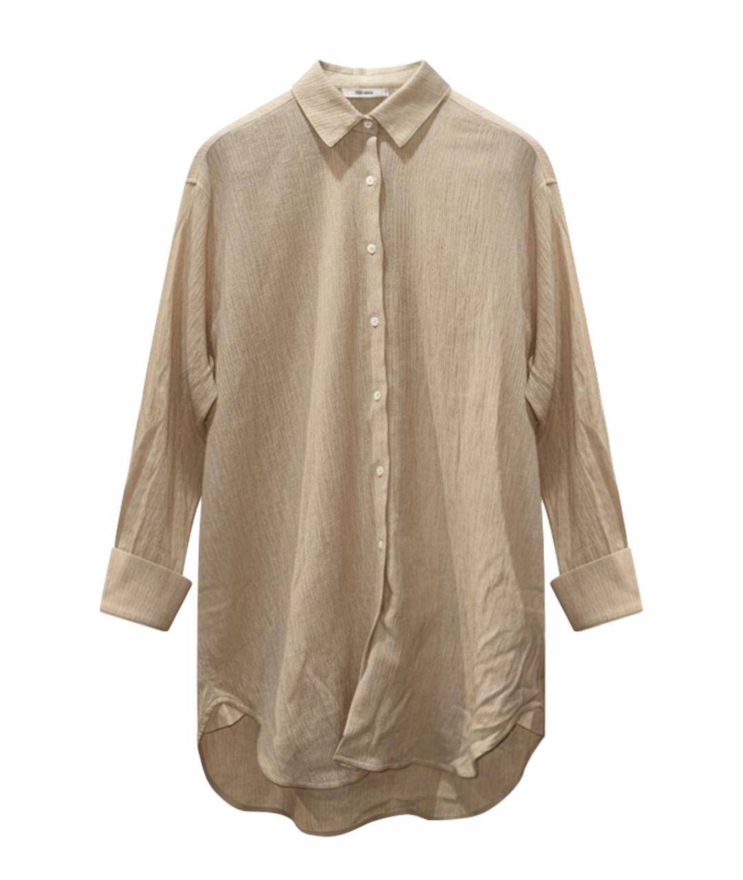 THE ROW Бежевая хлопковая рубашка, фото 1
