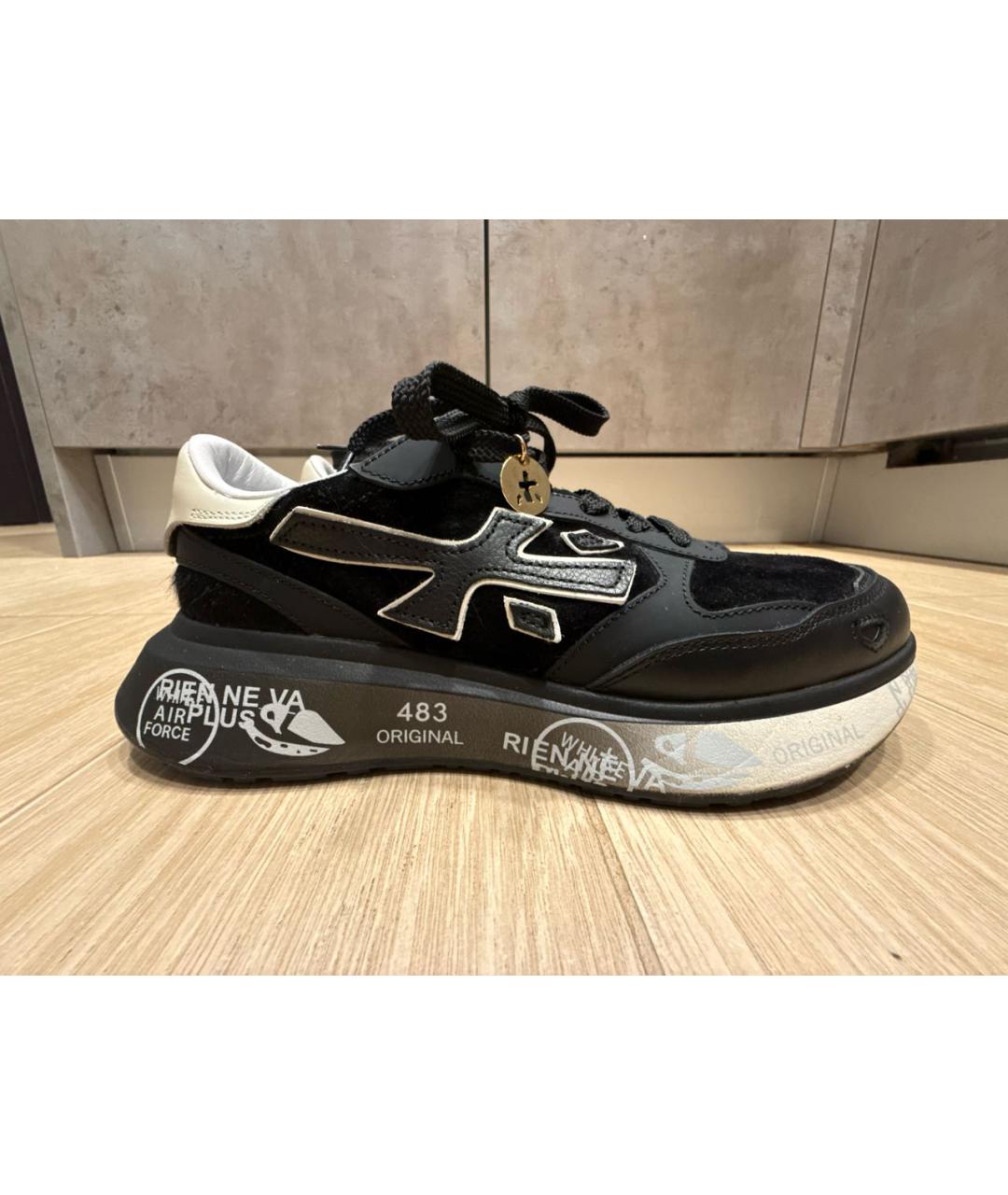 PREMIATA Черные замшевые кроссовки, фото 5