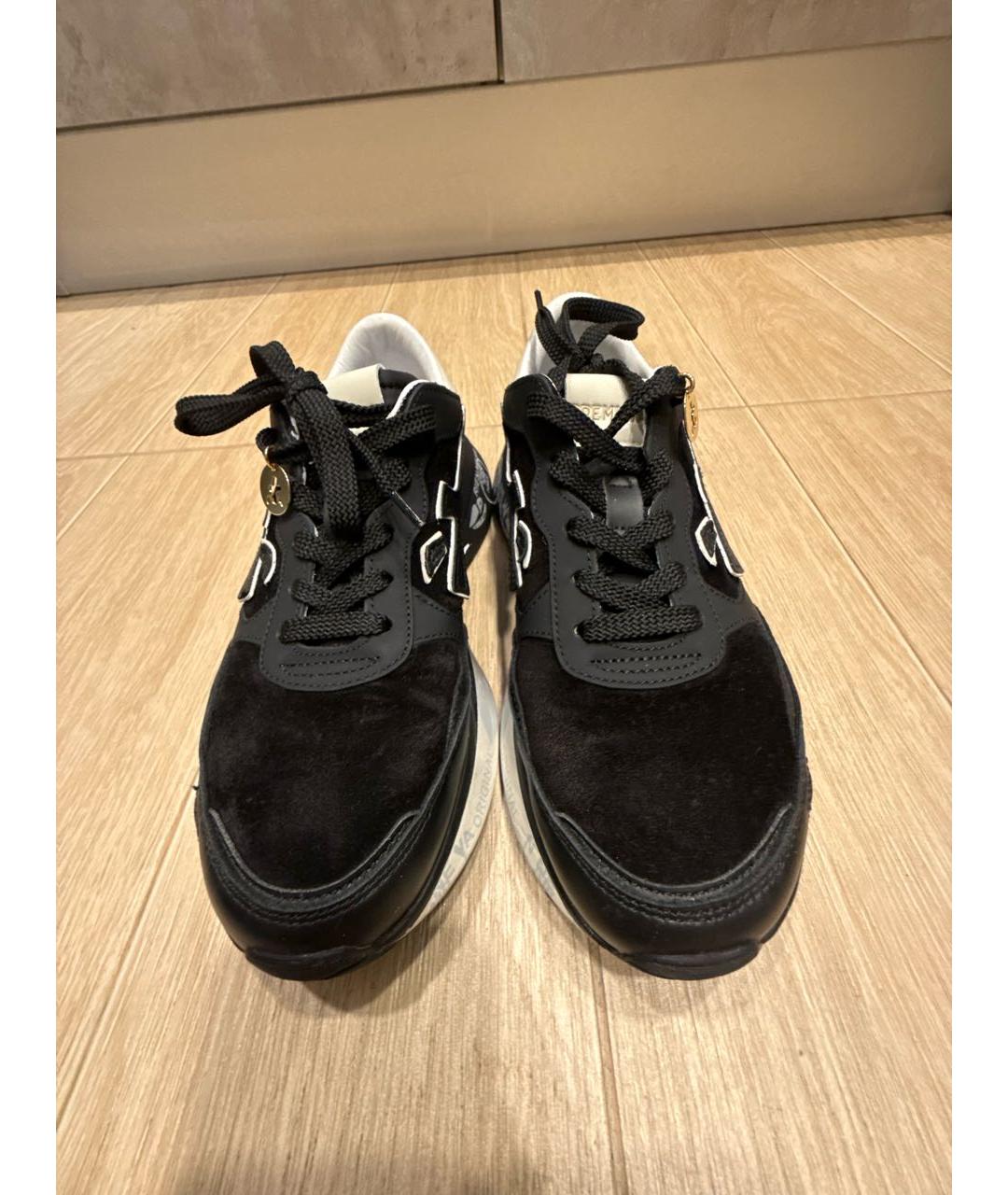 PREMIATA Черные замшевые кроссовки, фото 2