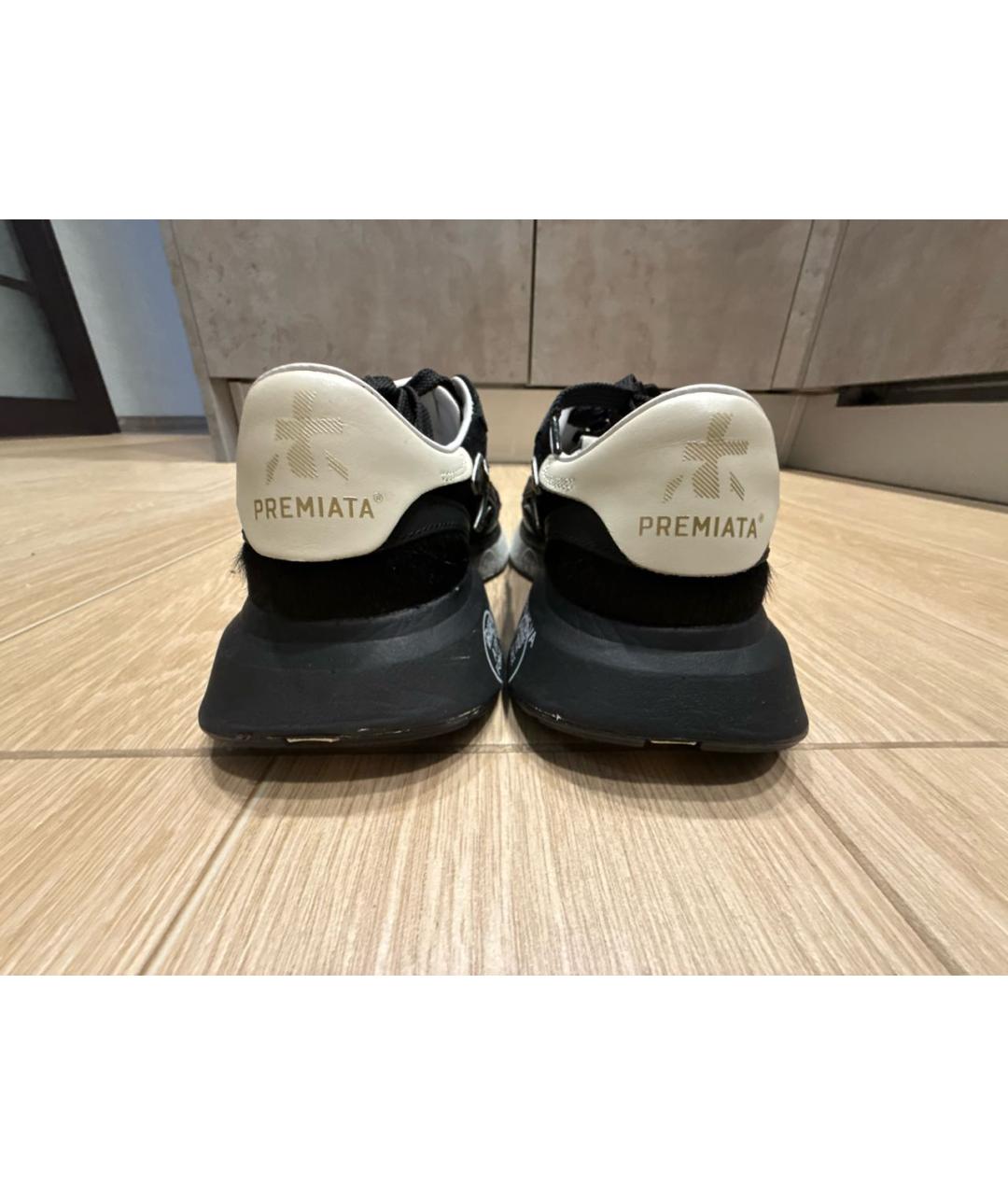 PREMIATA Черные замшевые кроссовки, фото 4