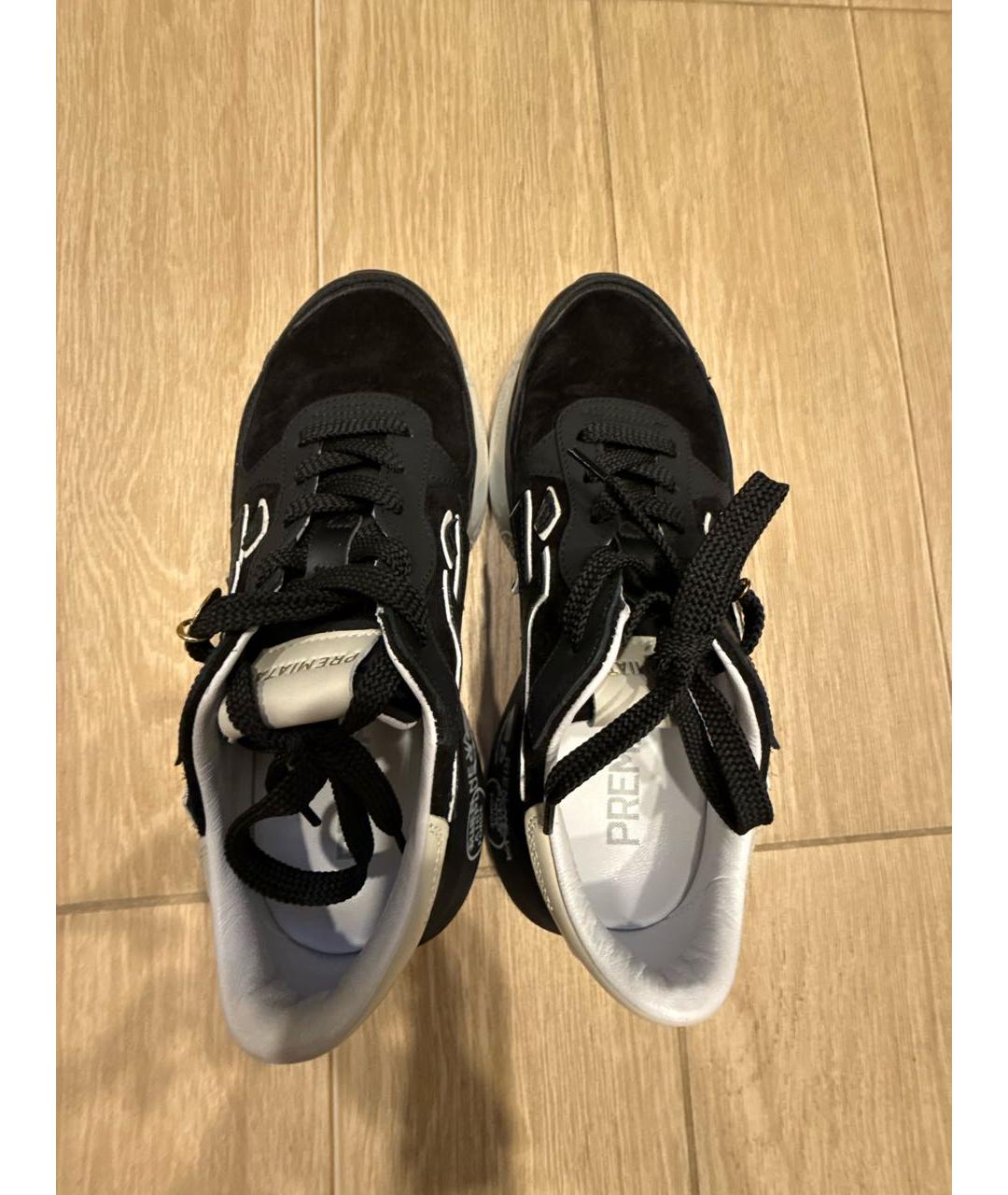 PREMIATA Черные замшевые кроссовки, фото 3
