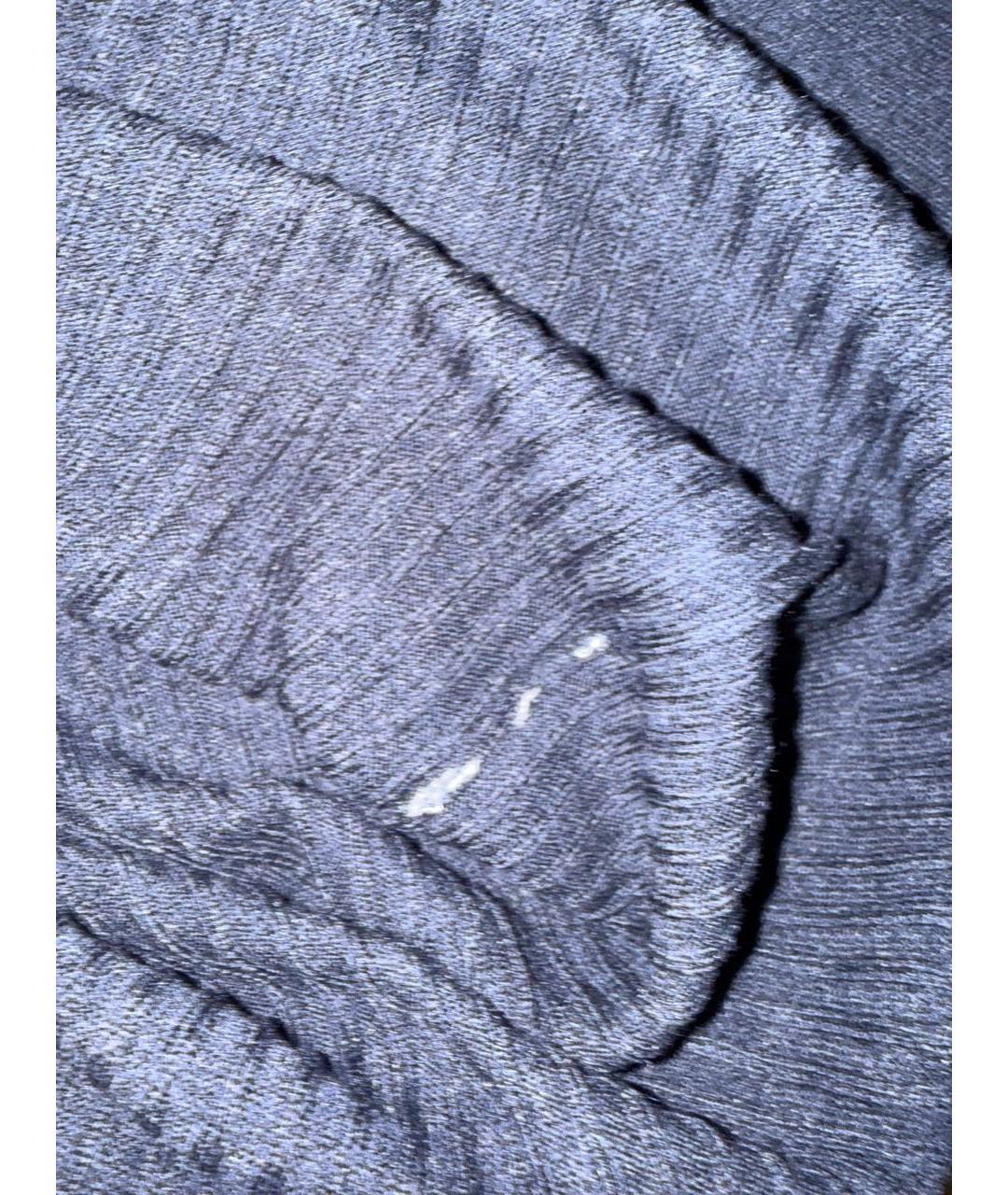 MAX MARA STUDIO Темно-синяя шерстяная водолазка, фото 4