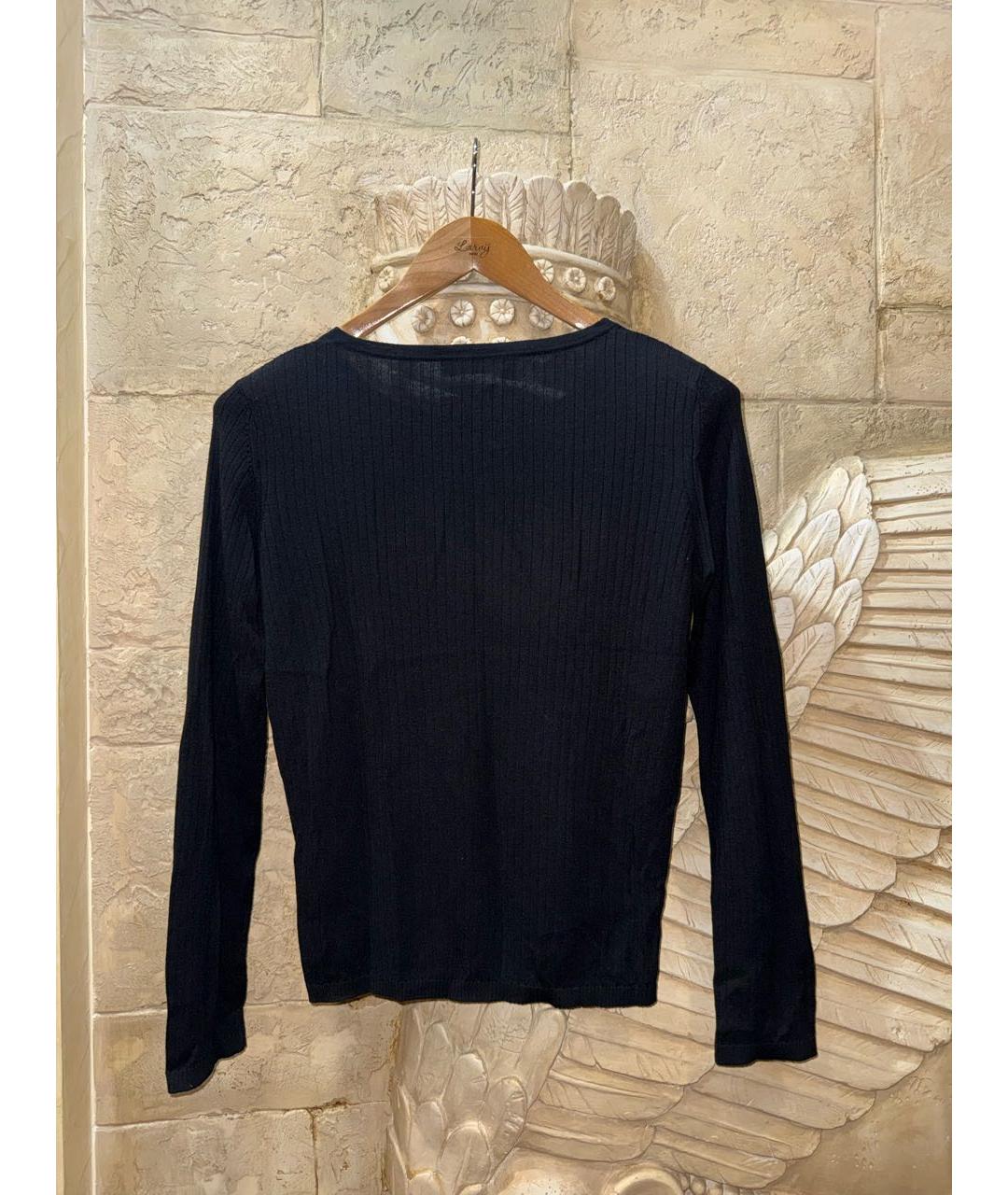 MAX MARA STUDIO Черный шерстяной джемпер / свитер, фото 2