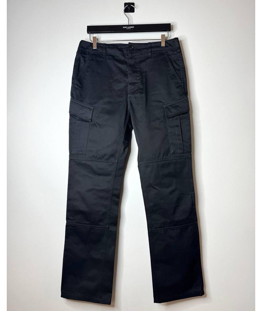 BALENCIAGA Черные хлопковые повседневные брюки, фото 6