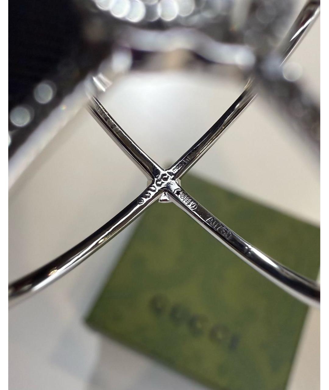 GUCCI Белое кольцо из белого золота, фото 6