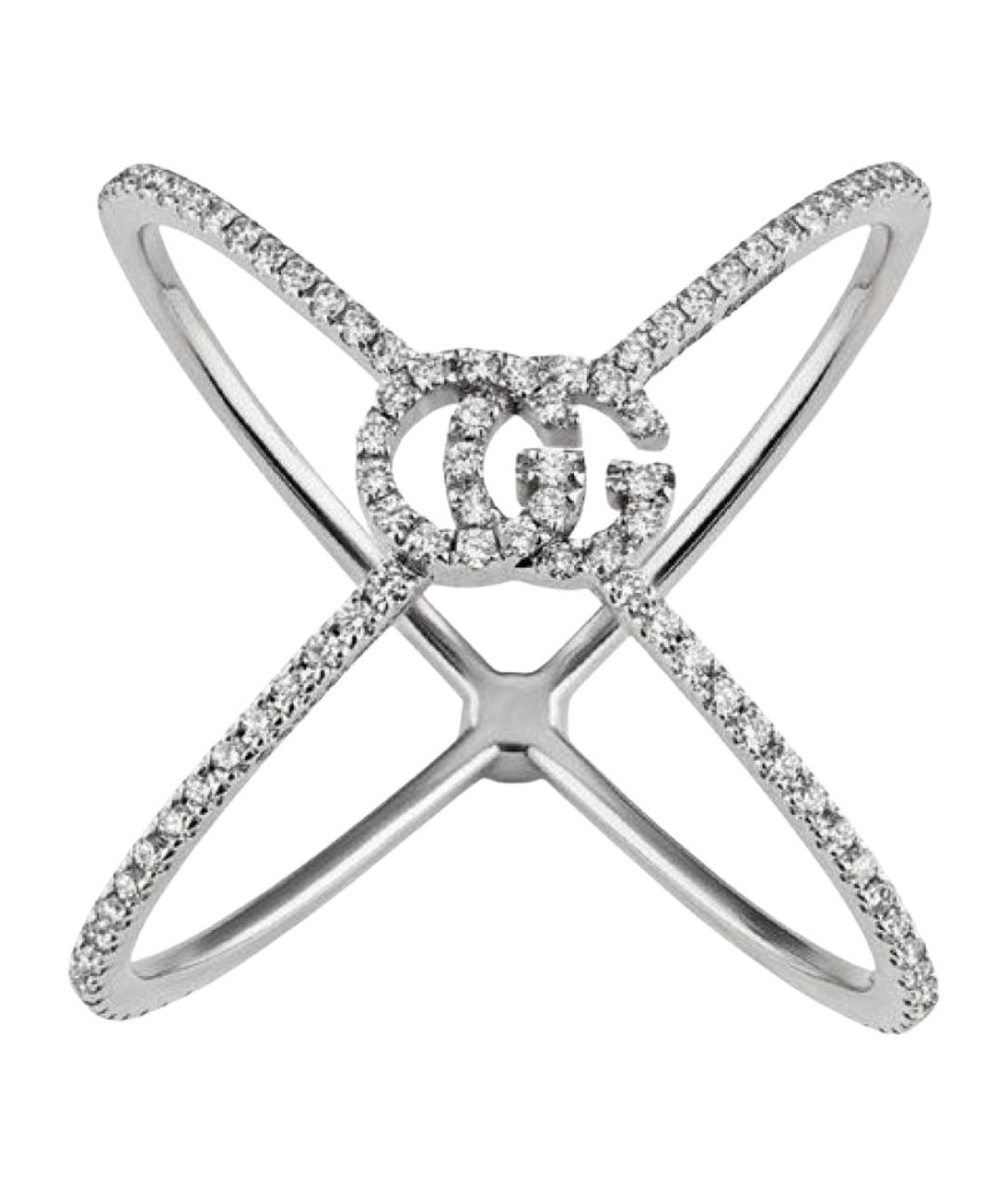 GUCCI Белое кольцо из белого золота, фото 1