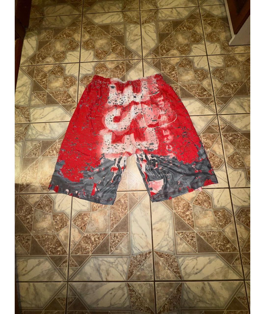 DIESEL Красные шорты, фото 2