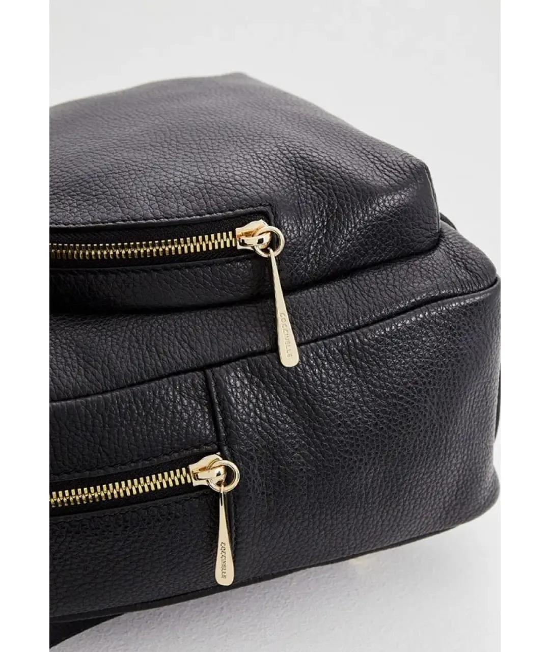 COCCINELLE Черный кожаный рюкзак, фото 3