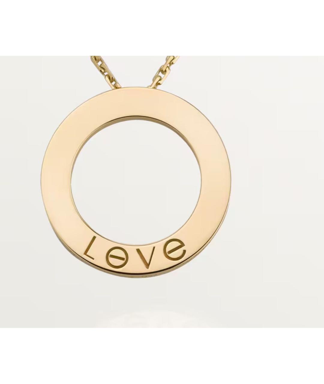 CARTIER Золотая подвеска из желтого золота, фото 2