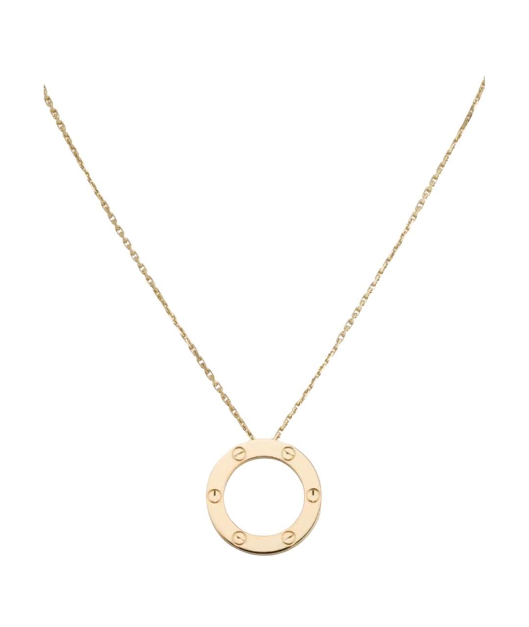 CARTIER Золотая подвеска из желтого золота, фото 1