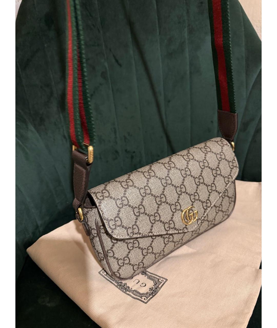 GUCCI Бежевая сумка через плечо, фото 2