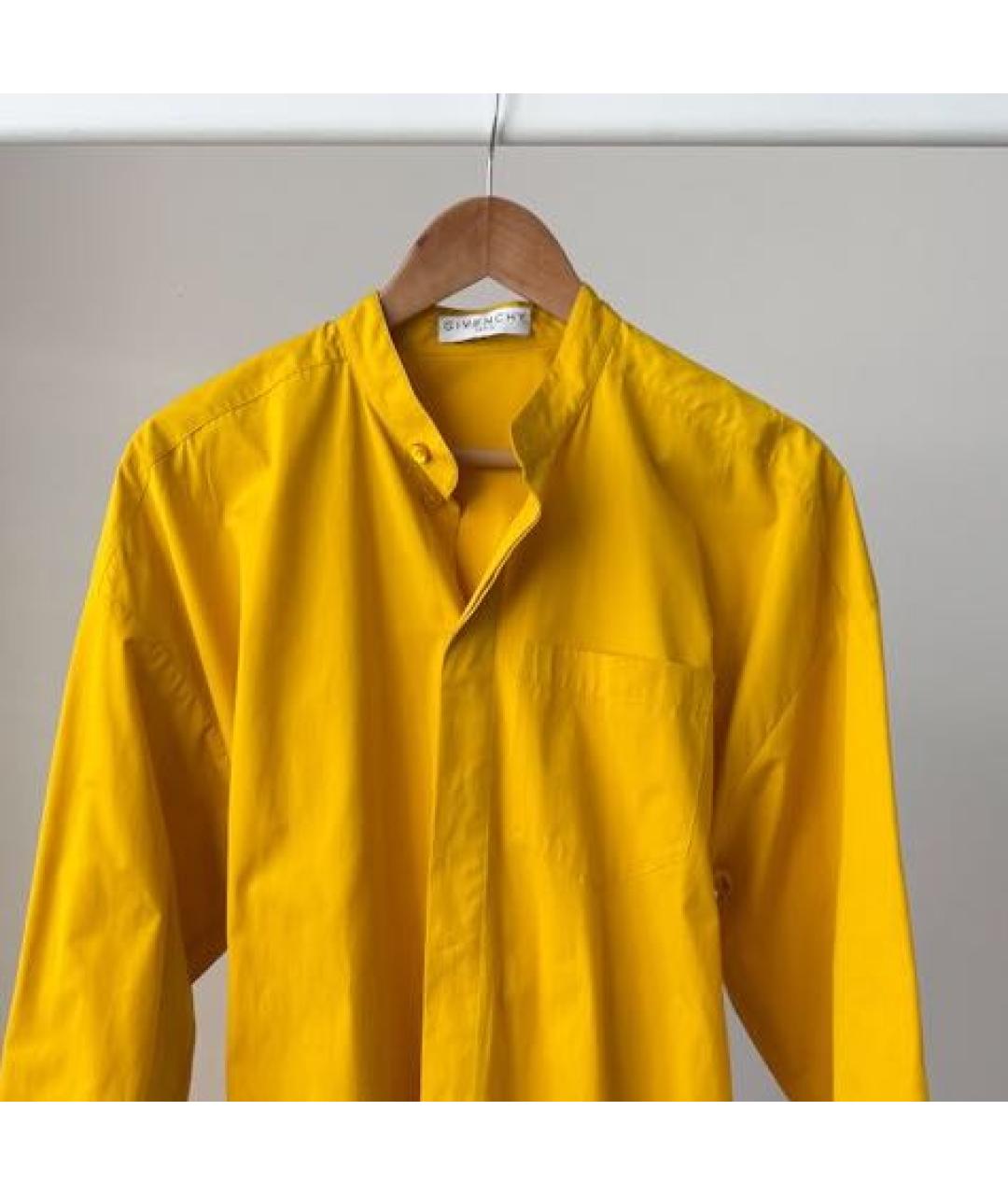 GIVENCHY Горчичное хлопковое повседневное платье, фото 3