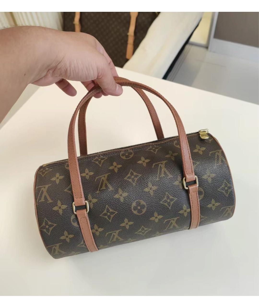 LOUIS VUITTON Коричневая сумка через плечо, фото 3