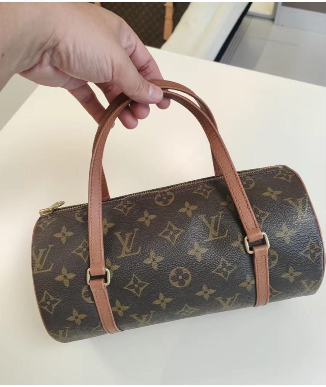 LOUIS VUITTON Коричневая сумка через плечо, фото 5