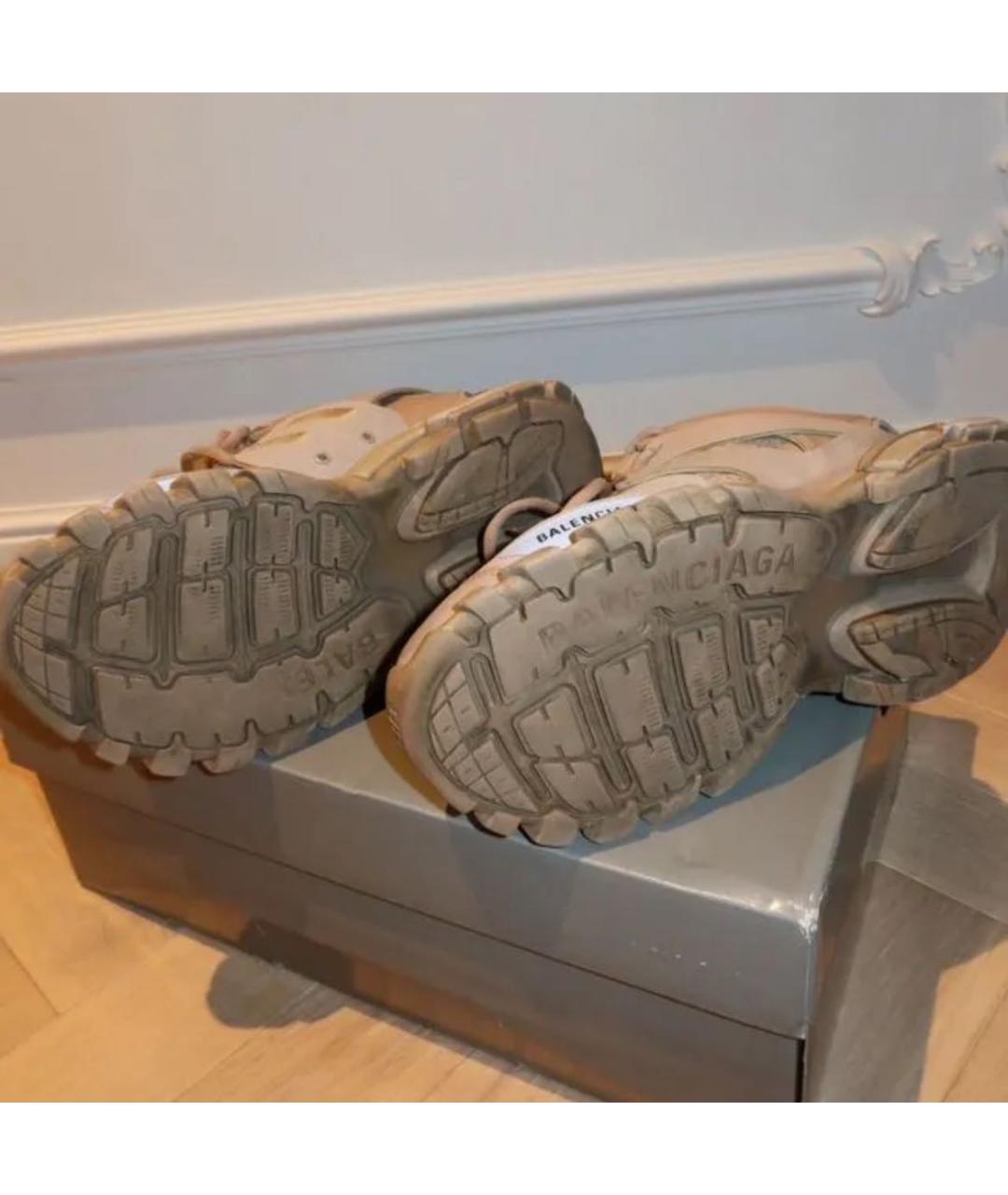 BALENCIAGA Бежевые кроссовки, фото 6
