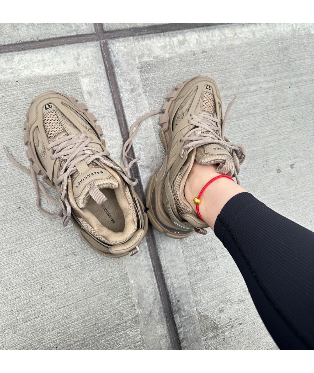 BALENCIAGA Бежевые кроссовки, фото 3