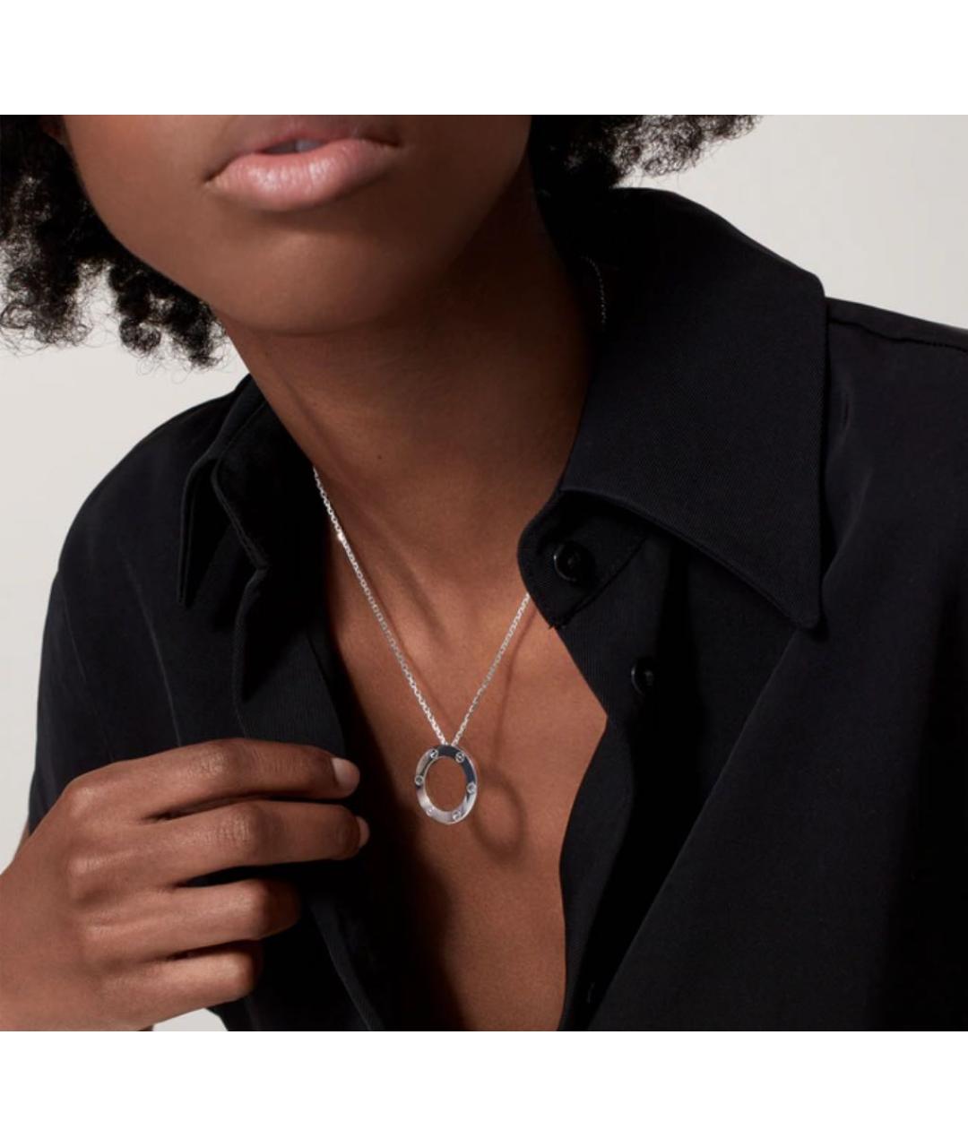 CARTIER Серебряная подвеска из белого золота, фото 3