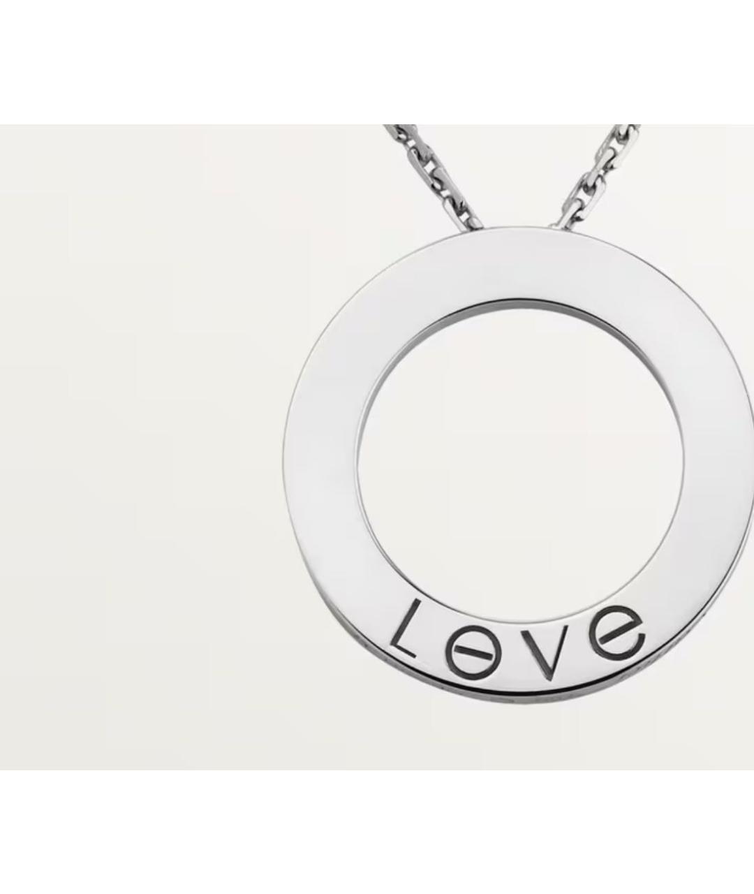 CARTIER Серебряная подвеска из белого золота, фото 2