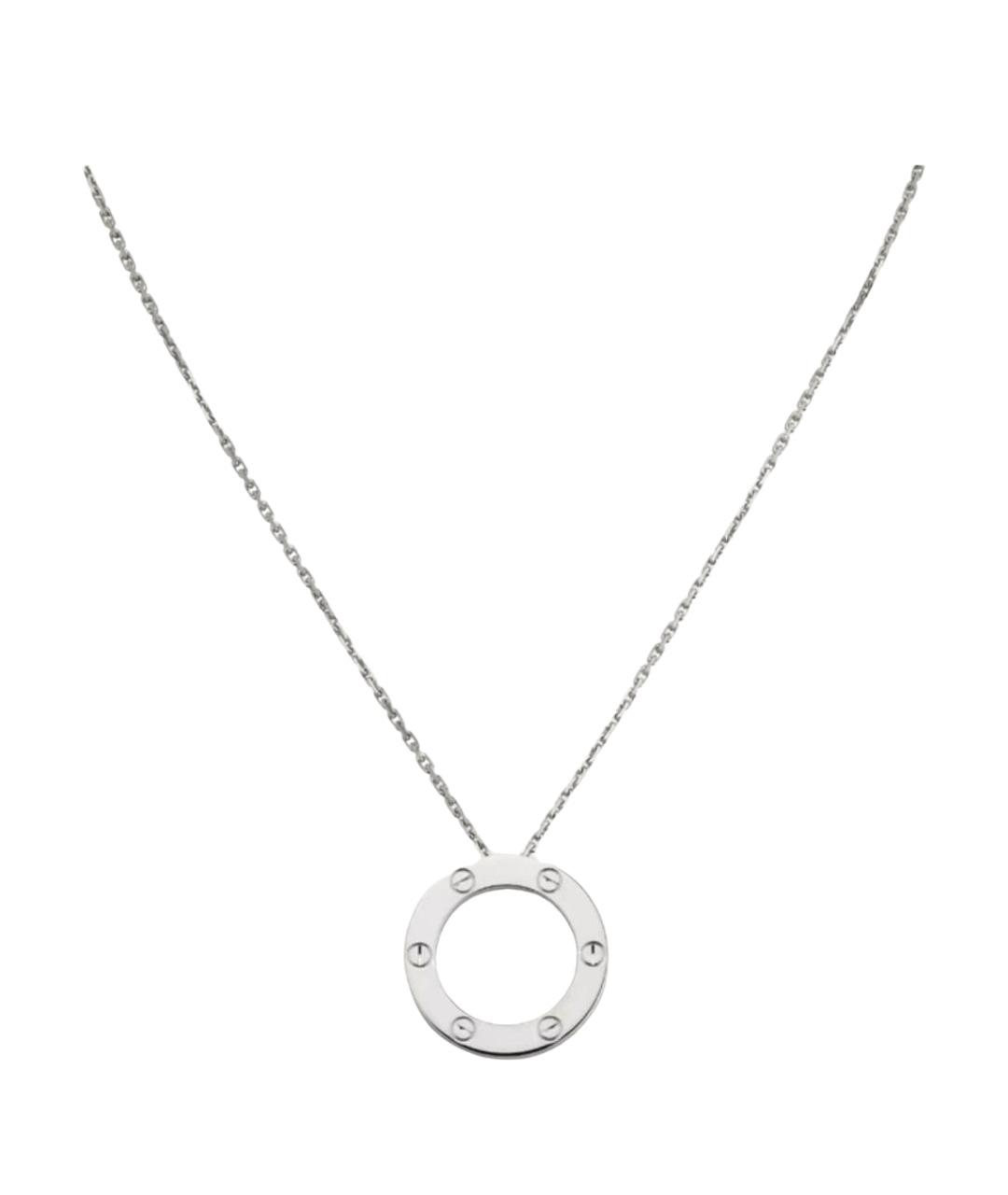 CARTIER Серебряная подвеска из белого золота, фото 1