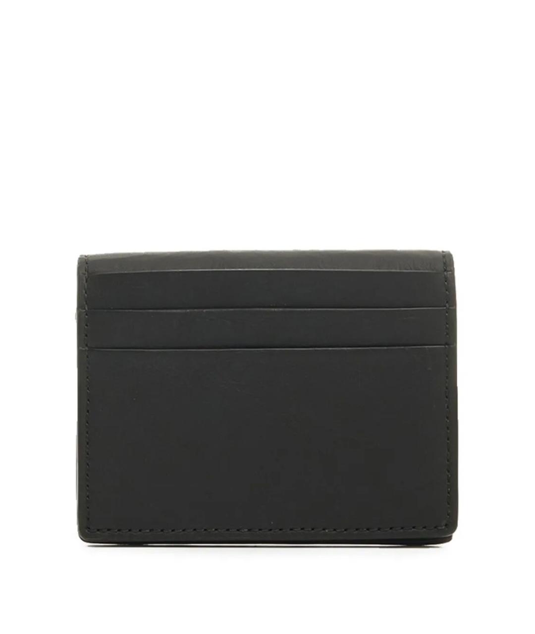 Y-3 Черный кожаный кошелек, фото 2