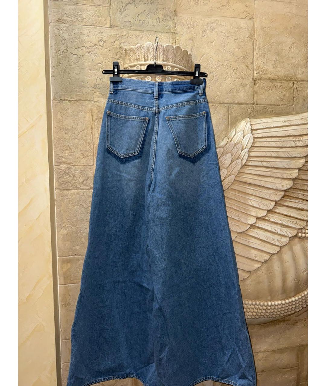 MM6 MAISON MARGIELA Синие джинсы клеш, фото 2