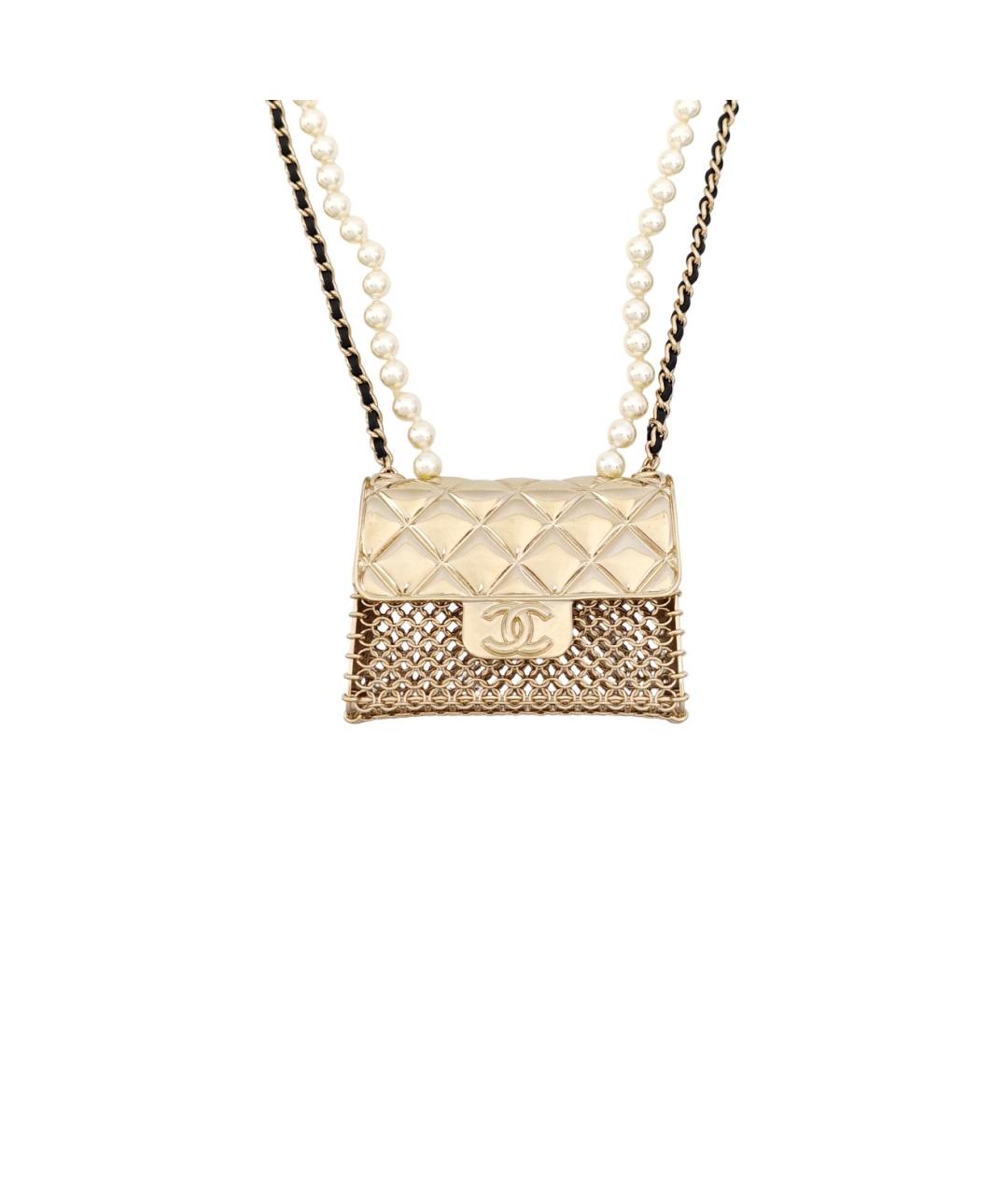 CHANEL Золотое колье, фото 2