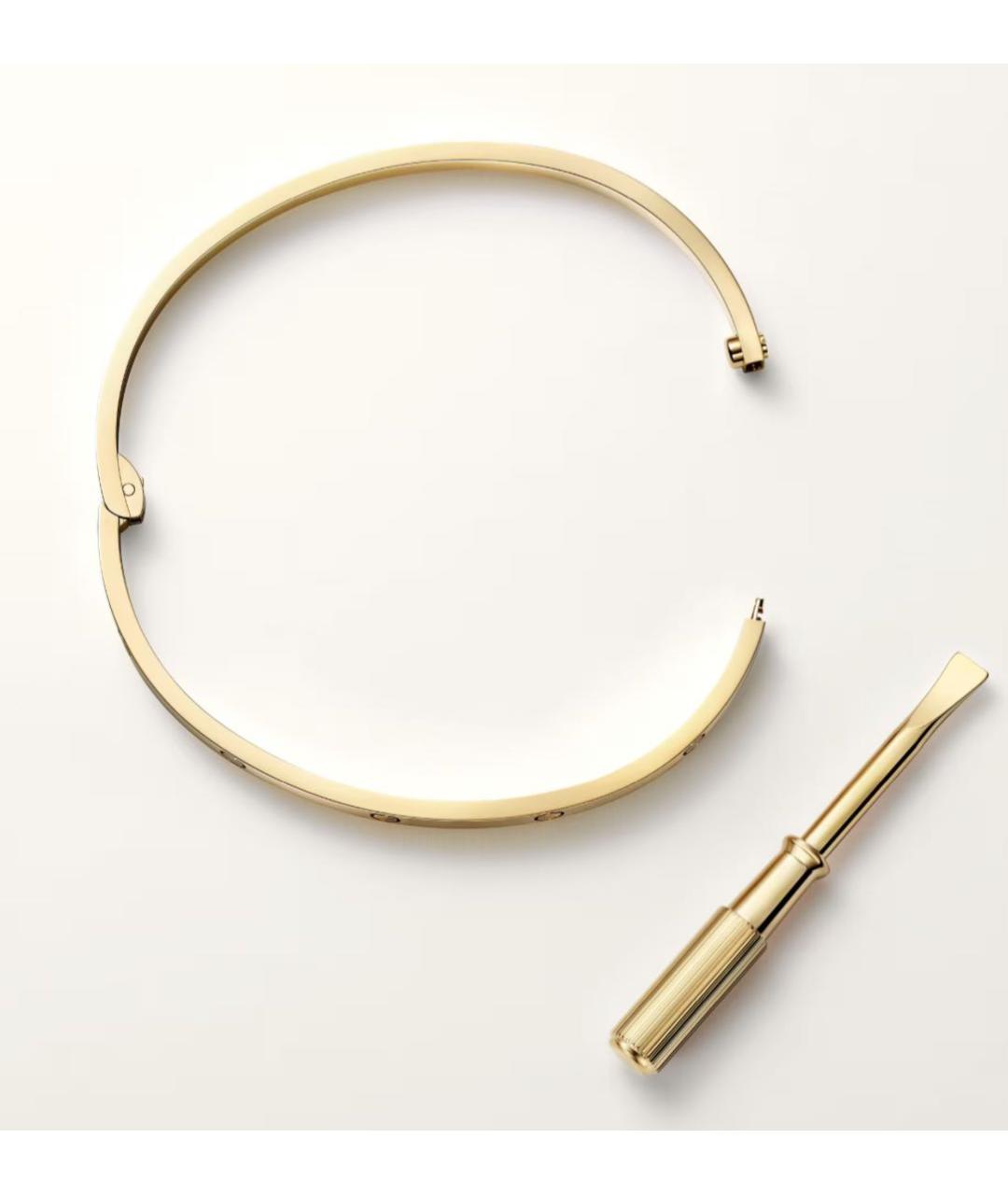 CARTIER Желтый браслет из желтого золота, фото 3