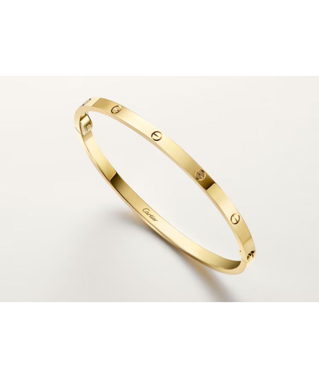 CARTIER Желтый браслет из желтого золота, фото 4