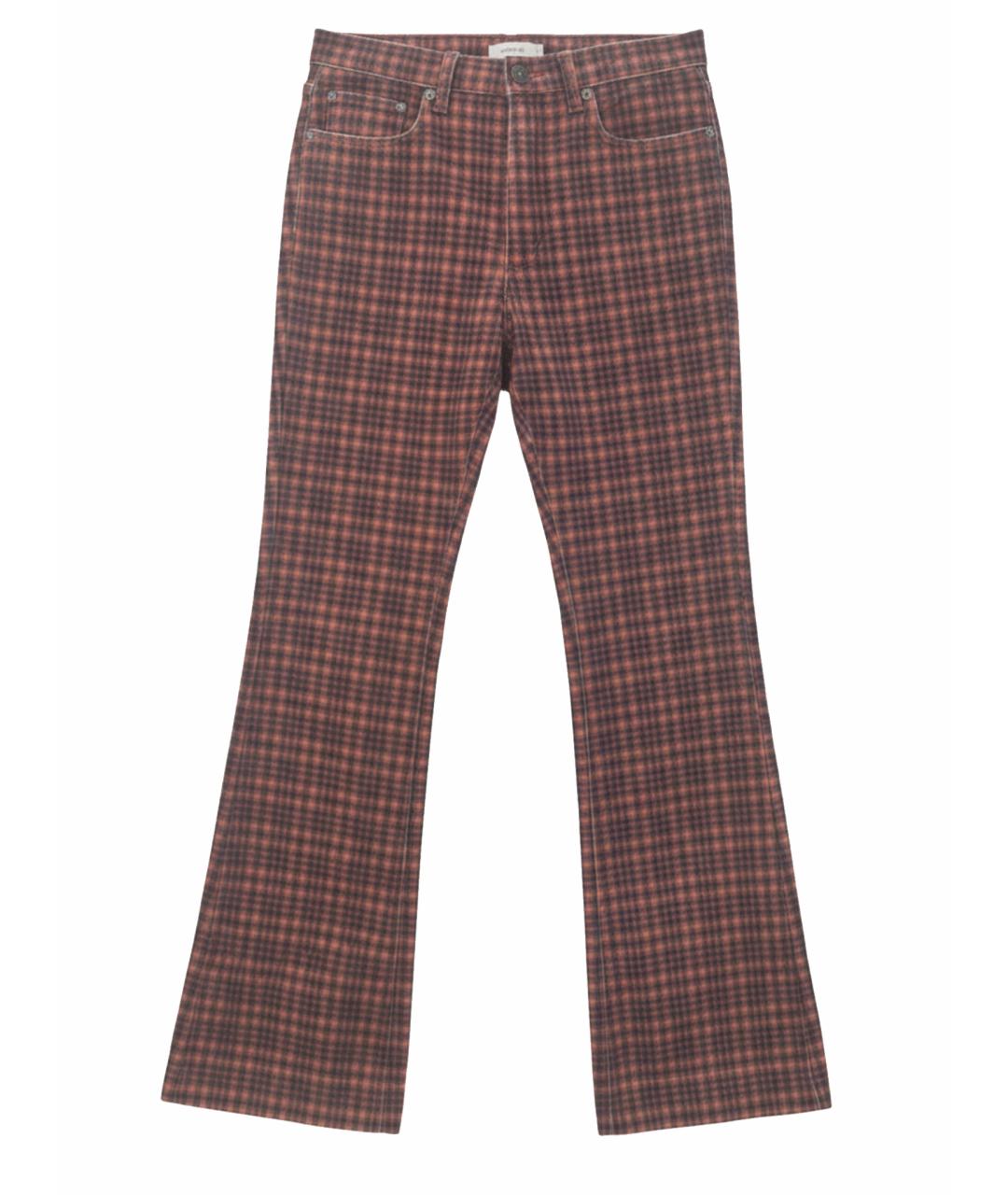 R13 Оранжевое хлопковые джинсы клеш, фото 1