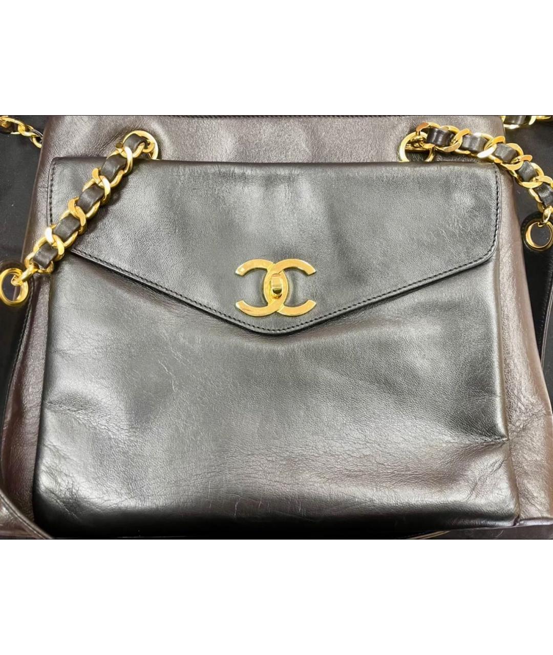 CHANEL Кожаная сумка через плечо, фото 3