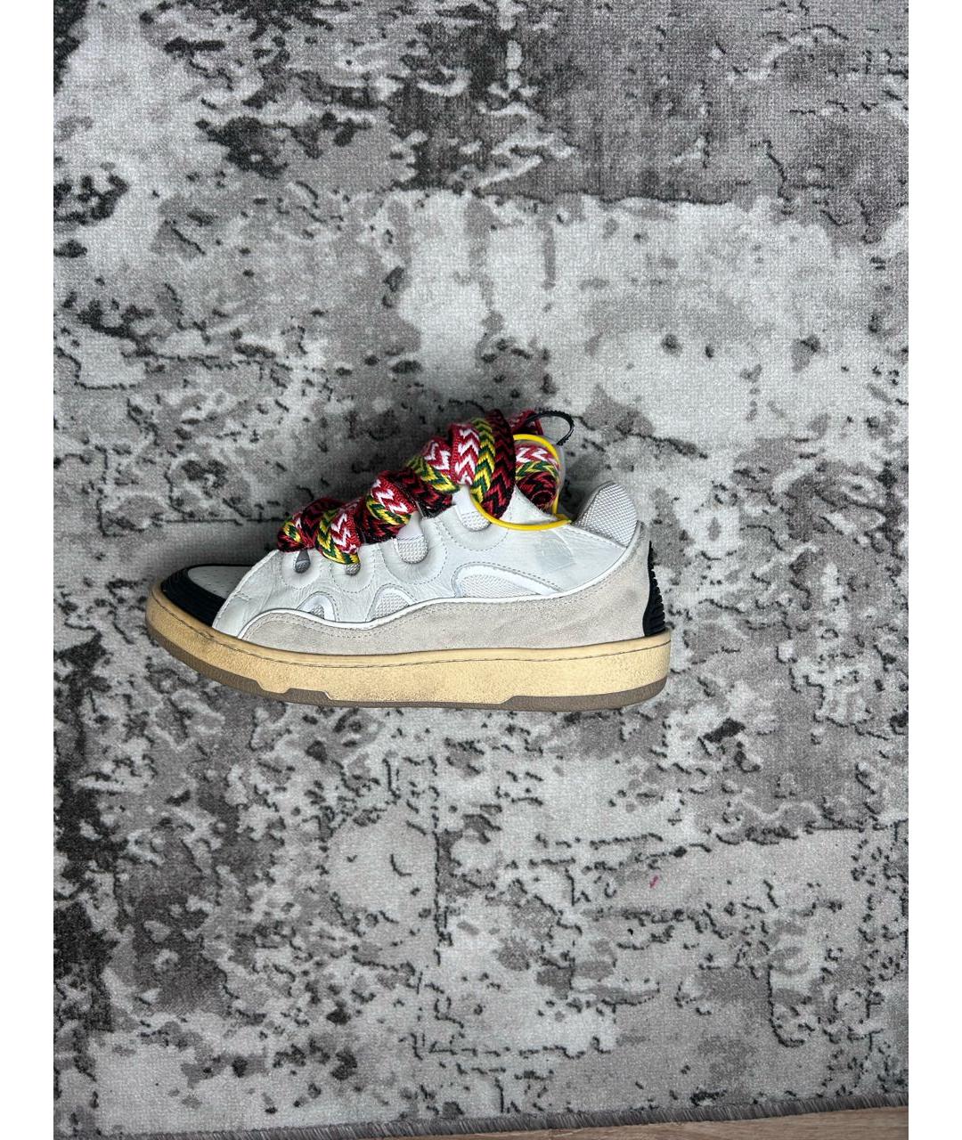 LANVIN Мульти кожаные низкие кроссовки / кеды, фото 7