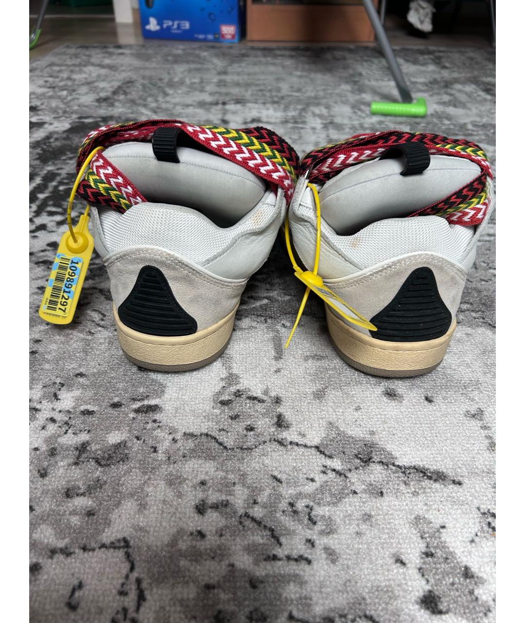 LANVIN Мульти кожаные низкие кроссовки / кеды, фото 4