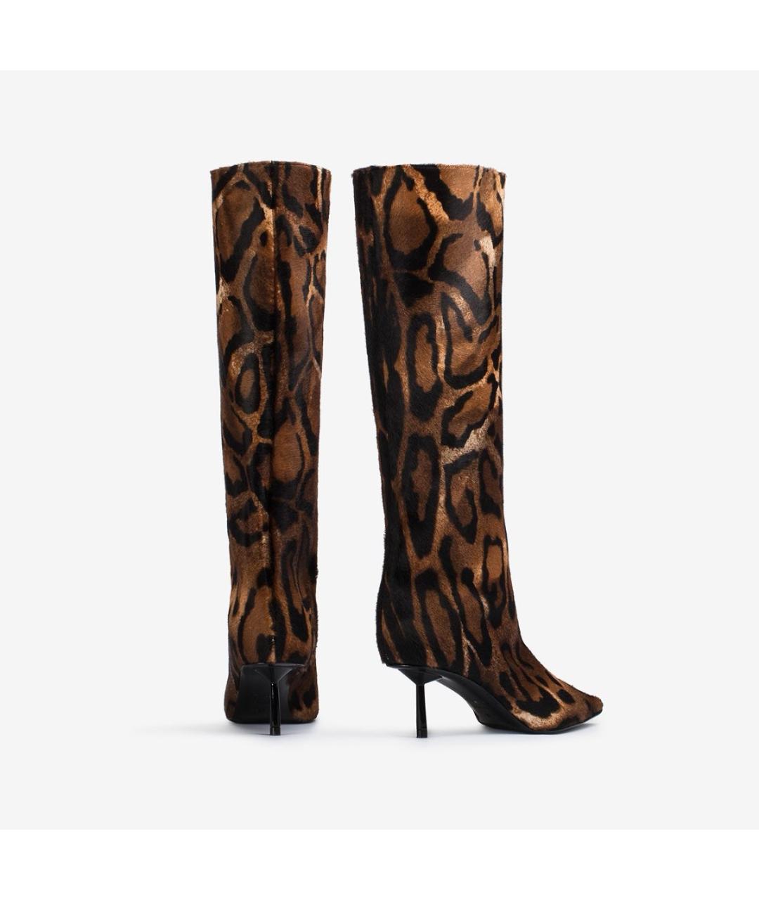 LE SILLA Коричневые кожаные сапоги, фото 3