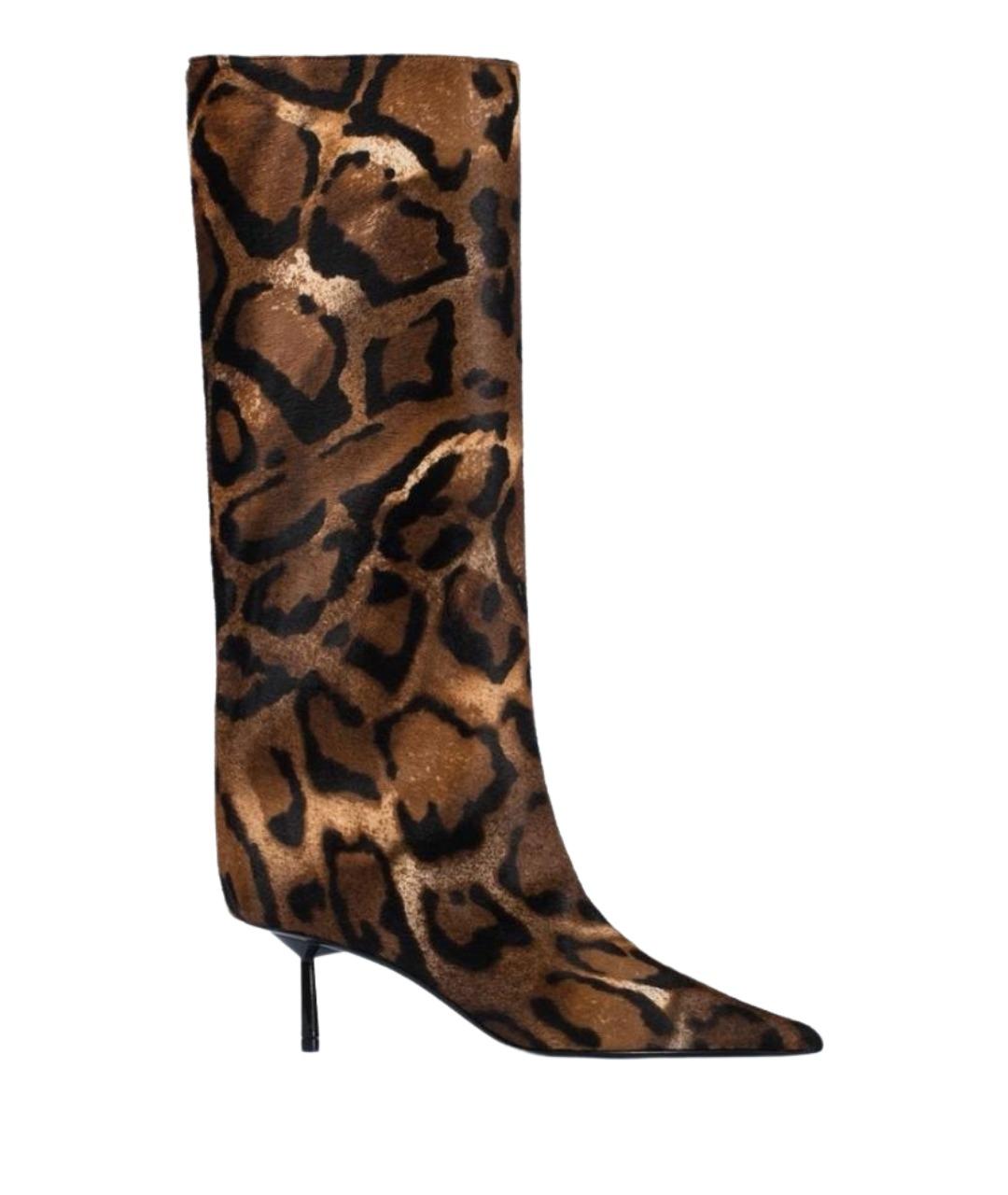 LE SILLA Коричневые кожаные сапоги, фото 1