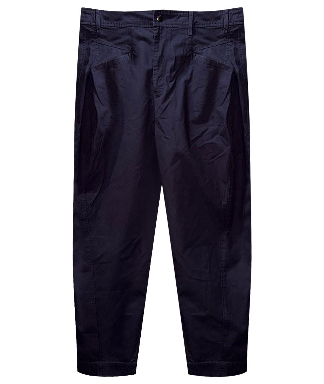 ISABEL MARANT Фиолетовые хлопковые прямые брюки, фото 1